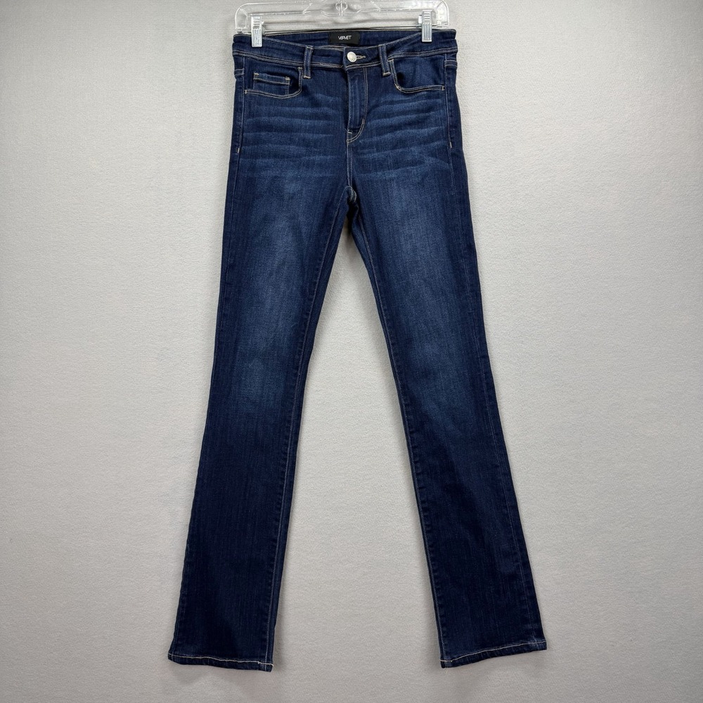 Vervet Slim Bootcut Jeans Womens 28 Blue Denim Pants Cowgirl Stretch Mid Rise